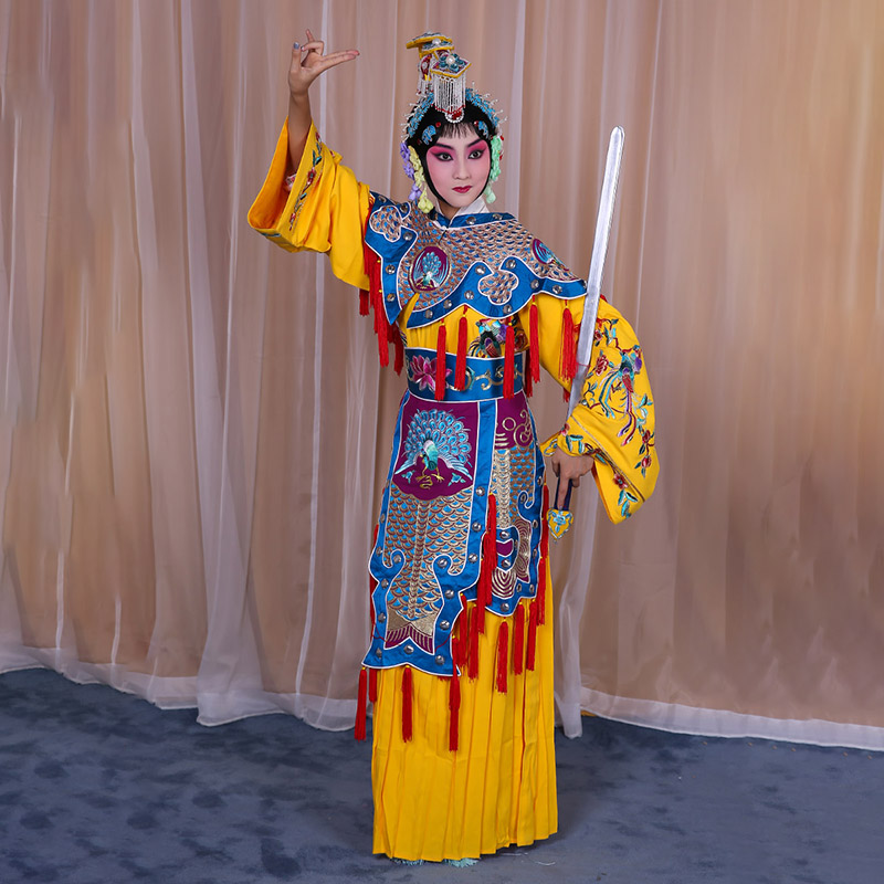 岑巩霸王别姬虞姬服 软绉别姬服