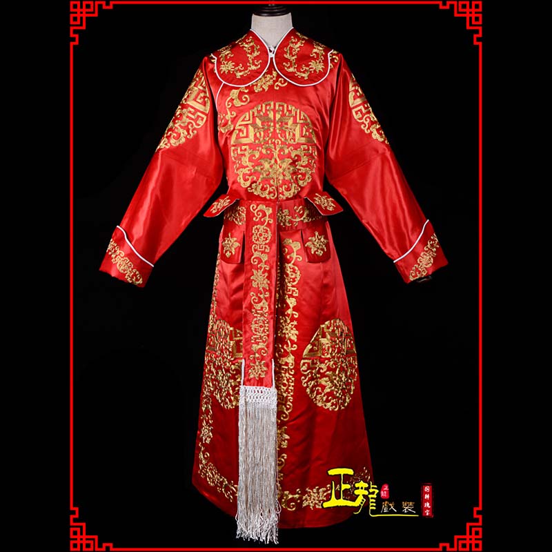 岑巩武生戏服戏曲打衣箭蟒